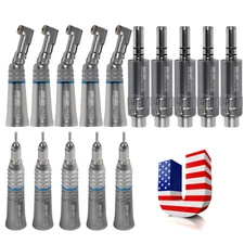 Dental Straight Contra Angle Air Motor E-type 2/4 holes Low Speed Handpiece USA