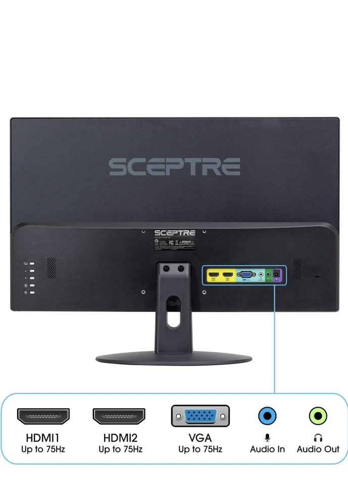 Viotek GFV24C 24 inch Widescreen VA LCD Gaming Monitor - Image 2 of 4