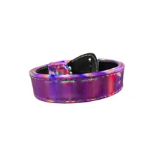 Girls Baseball/Softball Belt – Durable, High-Quality – 24" holographic Hot Pink