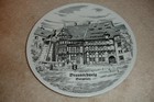 Vintage Braunschweig Burgplatz Germany Porzella Collector Plate