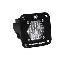Baja Designs 381005 Flush Mount S1 Clear Wide Cornering LED Light & Bracket