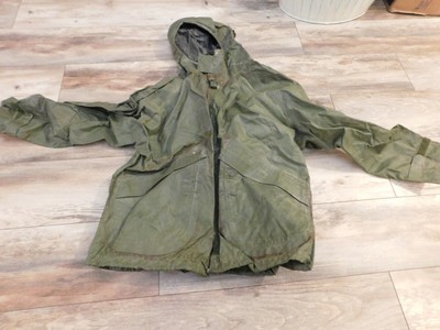 US MILITARY GREEN WET WEATHER PARKA SIZE MEDIUM ( 38-40) | eBay