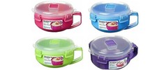 Sistema Microwave Breakfast Bowl BPA FREE. Hot Lunch Bowl Porridge 850ml