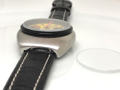 Mineral Glass Crystal Citizen 8110 Cal. 67-9011 Bullhead Yellow