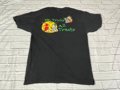 vintage Halloween At McDonald's shirt - sz L - No Tricks All Treats 90s Hamburgl - Picture 6 of 9