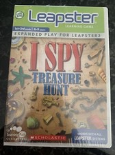 LEAPFROG GAME NEW - I SPY TREASURE HUNT AGES 6-9 EXPANDED PLAY FOR LEAPSTER 2