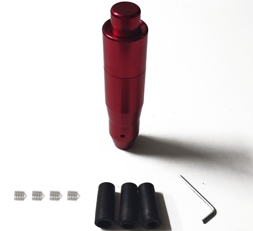 Red Automatic Car Gear Stick Shift Shifter Knob Universal With Button Aluminum*1 - Picture 4 of 22