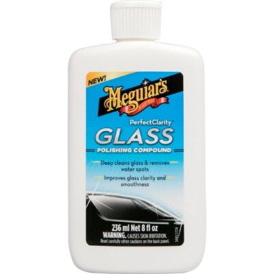 Meguiars Perfect Clarity Glass Polishing Compound 236ml G8408 NEW STOCK