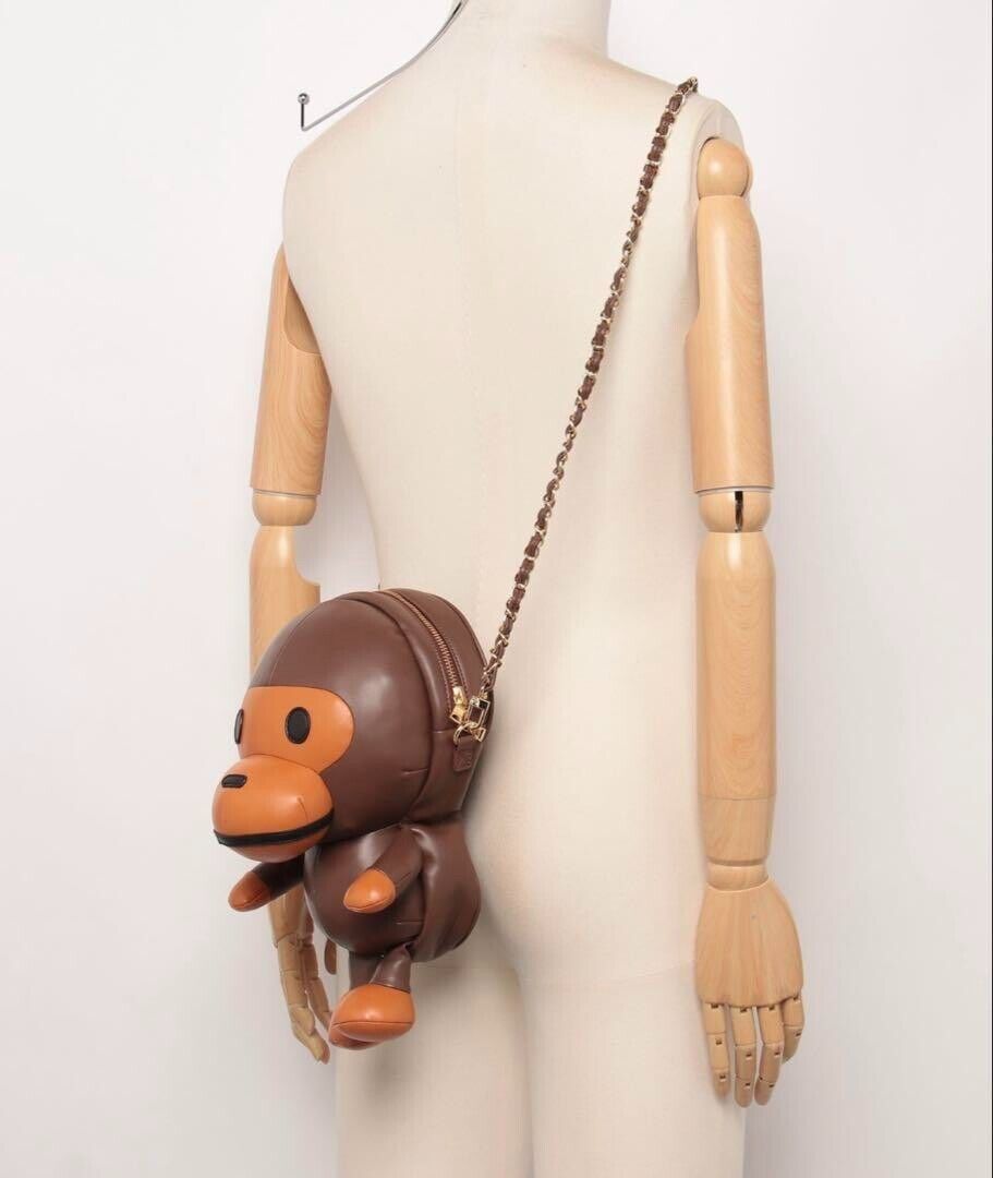 バッグ A BATHING APE BABY DOLL SHOULDER BAG A BATHING APE｜BABY MILO PLUSH DOLL CHAIN SHOULDER BAG