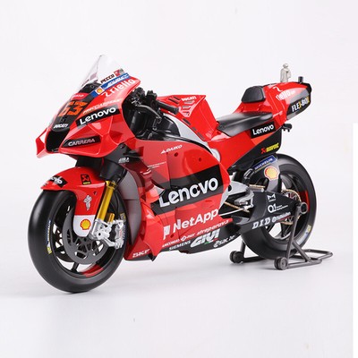 1/6 Ducati Large-scale 2022 Lenovo Team Simulation Alloy Motorcycle Model No. 63
