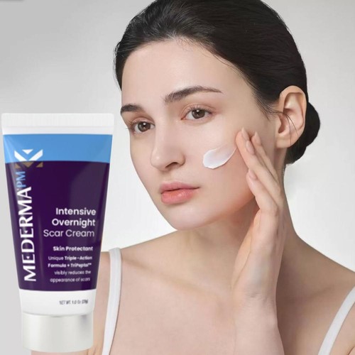 Mederma Intensive.Overnight Scar Removal Cream Skin Growth/Repair Night Use - Picture 3 of 16