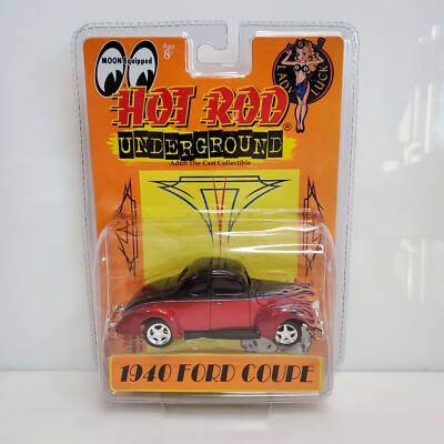 Toy Zone Inc Hot Rod Underground 1940 Ford Coupe Red HTF | eBay
