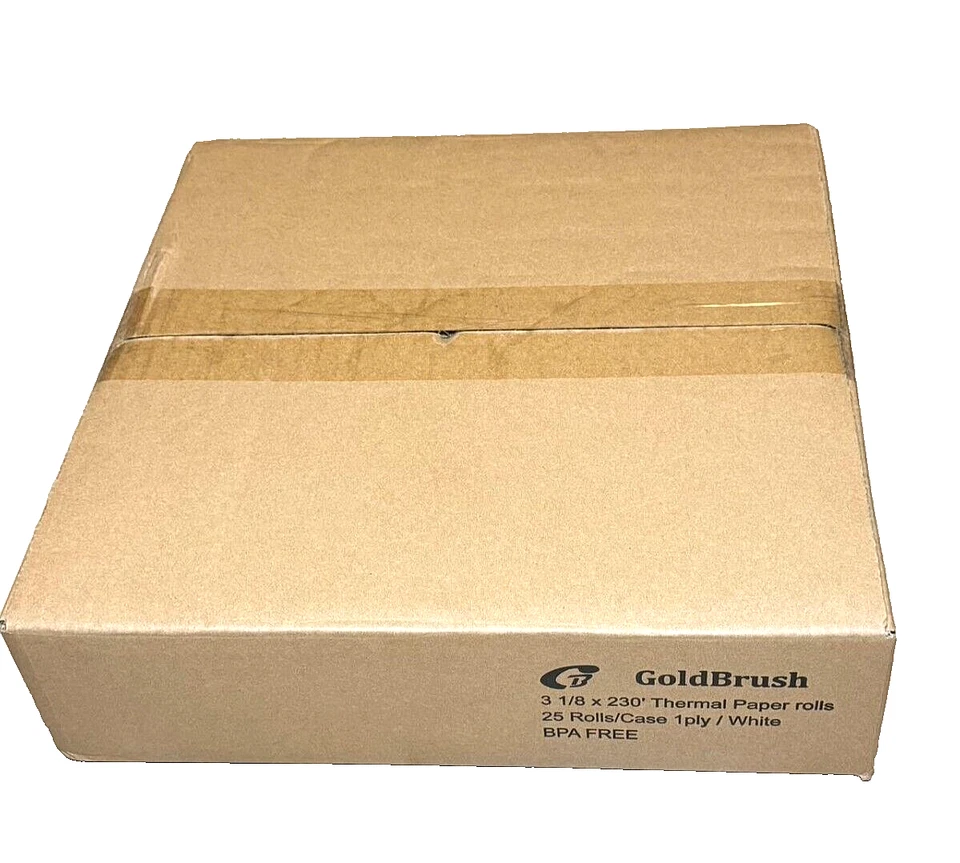 IMPRESORA TÉRMICA POS RECIBOS ROLLO PAPEL BPA GRATIS EE. UU. 25 ROLLOS 3 1/8" X 230' Foto 2 de 4