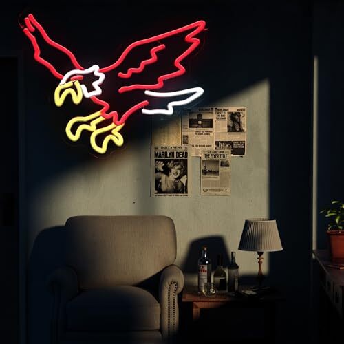 Eagle neon sign, Eagle wall decoration sign suitable for man cave Eagle