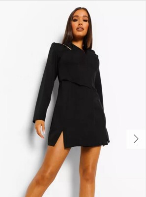 Boohoo corset+blazer dress NEW With Tags