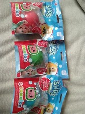 Lot of 3 CoCoMelon SUDs SOAPrize with collectible surprise toy 5oz. ea. Toy Soap