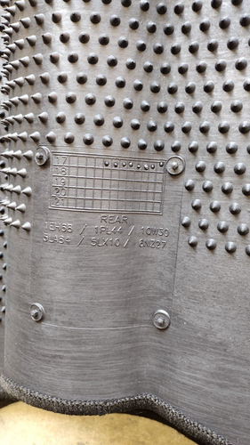 Set of 3 2017 RAM Truck Front Left, Right & Back Floor Mats - Picture 10 of 10