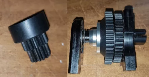 Red-Bull-RB7 de agostini 1:7 Kyosho 2-Gang-Getriebe komplett mit Kupplungsglocke
