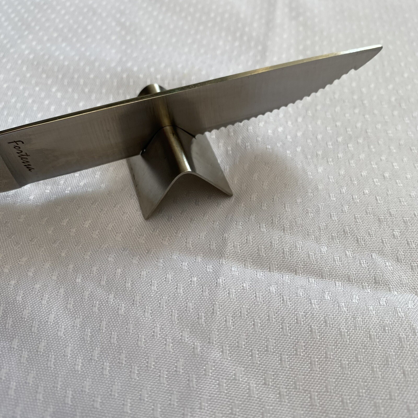 Fortessa Knife Set (8) Steak Stainless  Steel - 9 1/2”L, New - Never Used, China