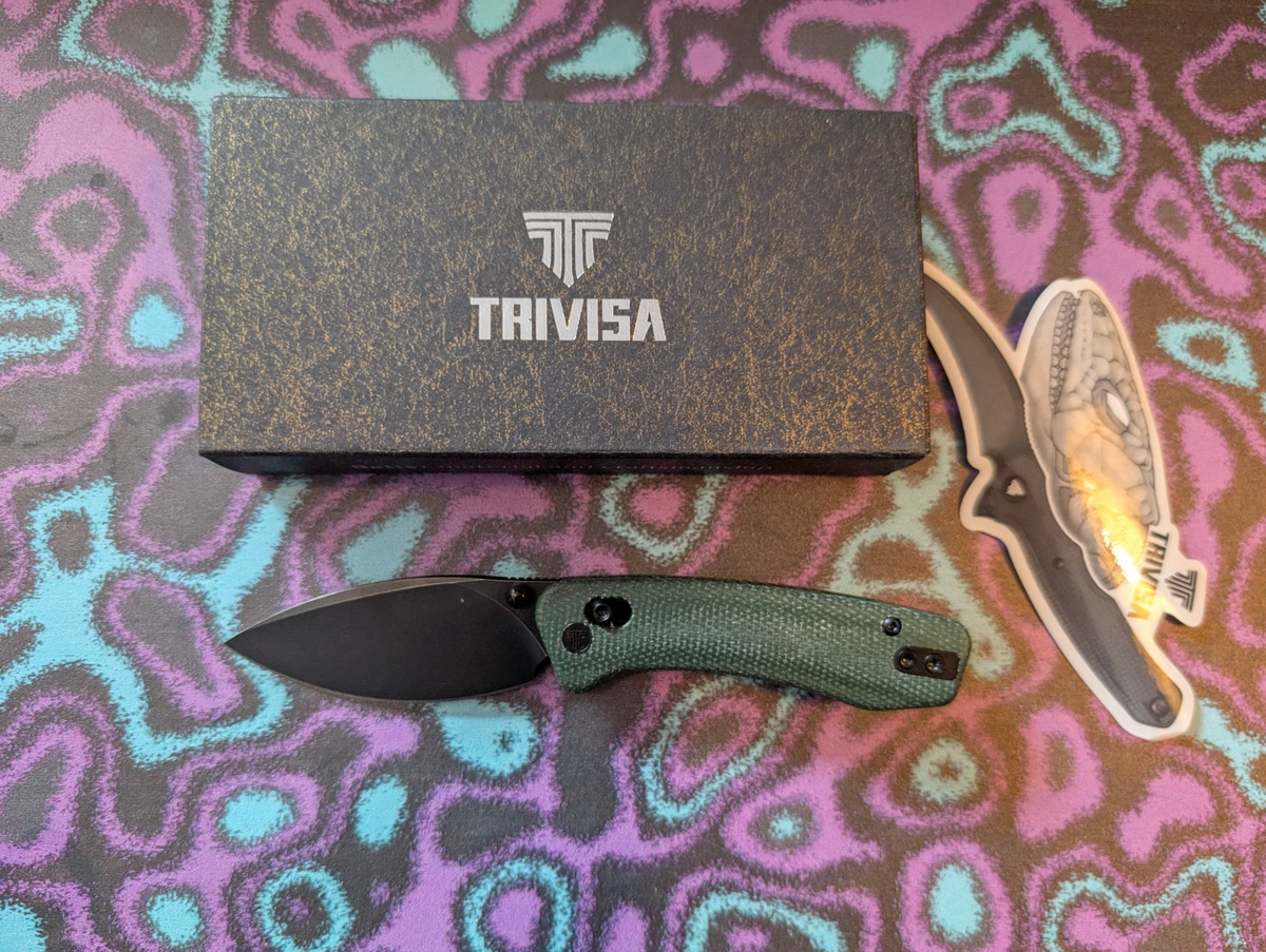 Trivisa Koala-G Crossbar Lock EDC Knife,2.56'' N690 Steel Blade