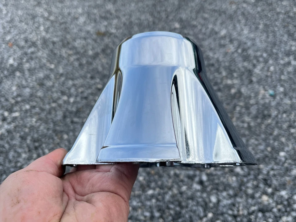 JEEP CJ5 CJ7 4X4 前原始设备制造商车轮中心盖 CHROME ALLOY 362005 1813050 — 第 3/4 张图片