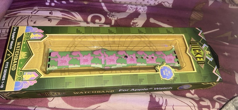 Disney Nightmare Before Christmas Apple Watch Strap 38/40/41mm Purple/White