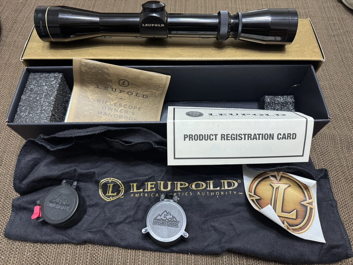 Leupold Black Hunting Rifle Scopes 7x Maximum Magnification for