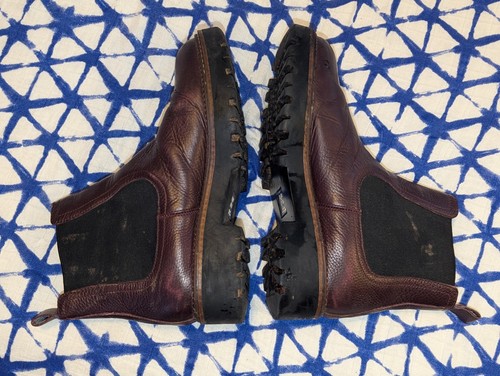 Caslon Miller Water Resistant Chelsea Lug Boots Ladies 6.5 M Brown Leather - Picture 9 of 12