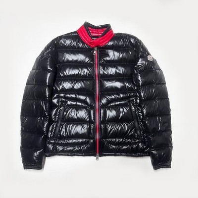 100 % AUTHENTISCH MONCLER AUBERT GRÖSSE 5 XL 2XL GEFÜTTERTE DAUNENJACKE SCHWARZ JACKE HERREN