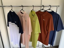 5x Nike Men's Golf Polo Shirts L Short Sleeve Lightweight (pack4)