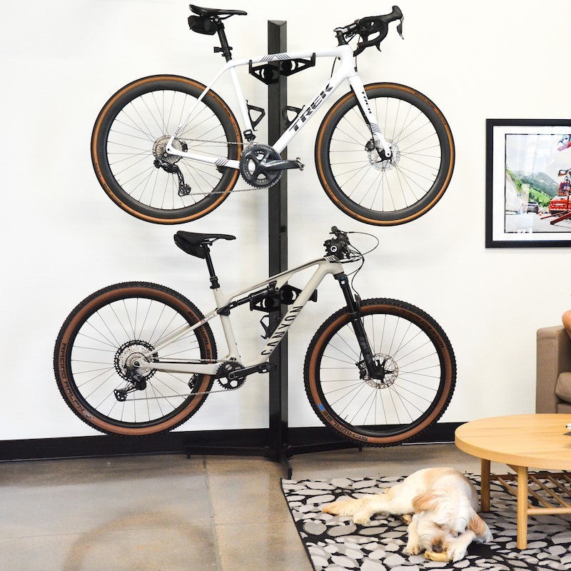 Feedback Velo Column (2-bike storage rack) Black
