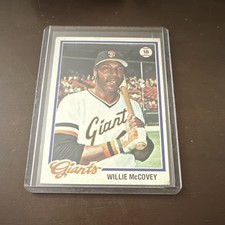 Topps 1978 Willie McCovey San Francisco Giants Base Set #34 Baseball Card