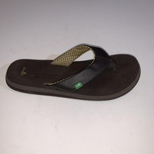 Sanuk Yoga Mat Flip Flop Women's 10 Brown Sandals Casual Comfort Shoes SWS2908