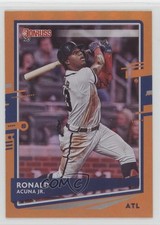 2020 Panini Donruss Holo Orange Ronald Acuna Jr (Base) #170 0w8