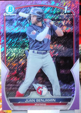 2023 1st Bowman Chrome Purple Shimmer Juan Benjamin #BCP-151  SN: 146/250
