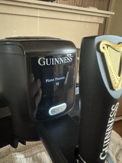 Guinness Black Illuminated Freestanding Beer Dispenser Guiness micro draught v2