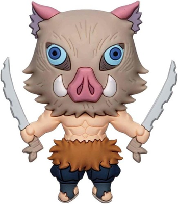 #ad 3D Foam Magnet Demon Slayer Inosuke Hashibira SD PVC Licensed NEW Anime $11.95