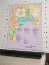 magazine ad 1969 AMERICAN Greetings Corp holiday greeting card mod flower 1970s