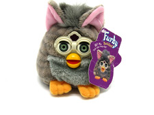 1999 Tiger Electronics Furby Buddies Done Sleep 4" Plush Bean Bag Toy Beanie