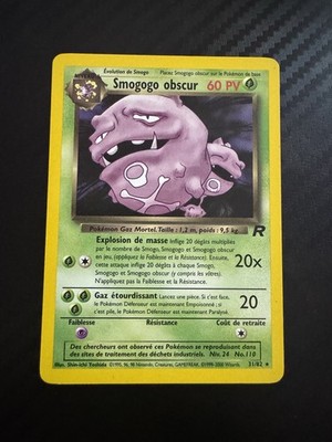 DARK SMOGOGO RARE - POKEMON 31/82 TEAM ROCKET EDITION 2 DE