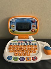 vTech Tote And Go Laptop Computer Kid Toddler Learning Games Orange Tested Works