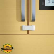 SAFELON Baby Fridge Door Lock White French Lock 2pc