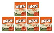 6 Pack BIGS Simply Salted Homestyle Roast Pumpkin Seeds, 5 oz Bags | Keto Style