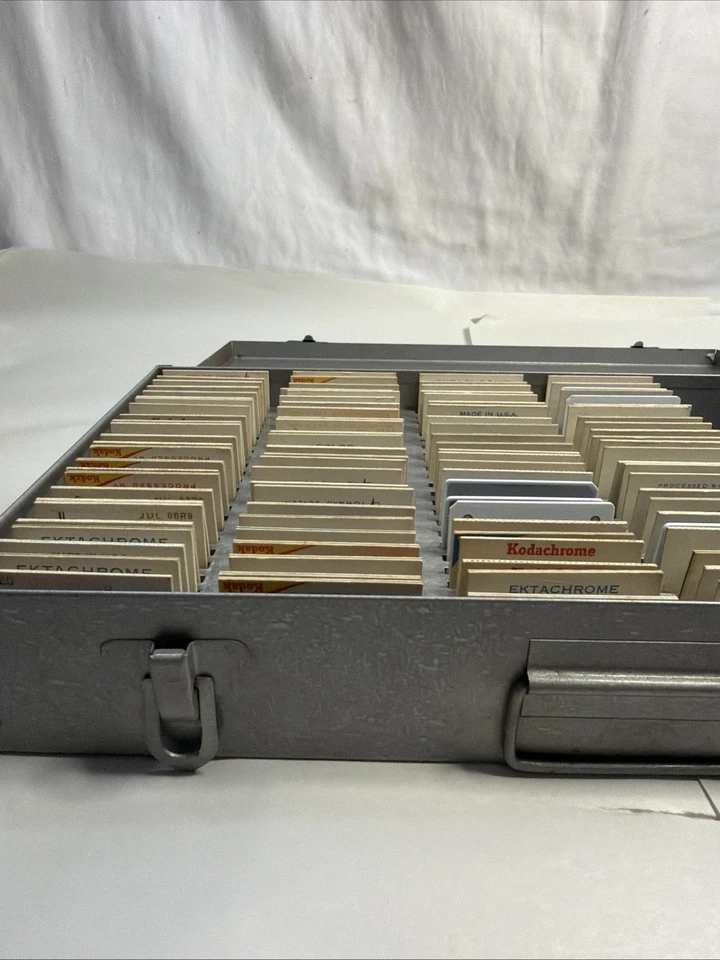 Lg Lot Of  Photo Slides 1960 - 1970s Amateur PEOPLE PICS All 35mm Slide - Image 2 of 4