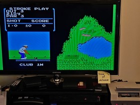 GOLF - Nintendo NES game cart ONLY -  AUTHENTIC - TESTED/WORKING