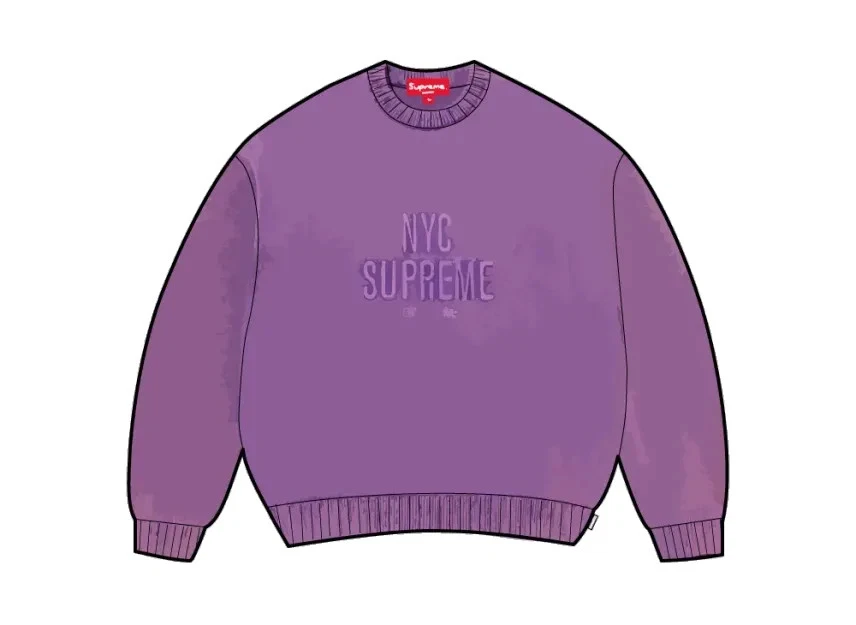 Supreme Purple Sweaters for Men for sale | eBay