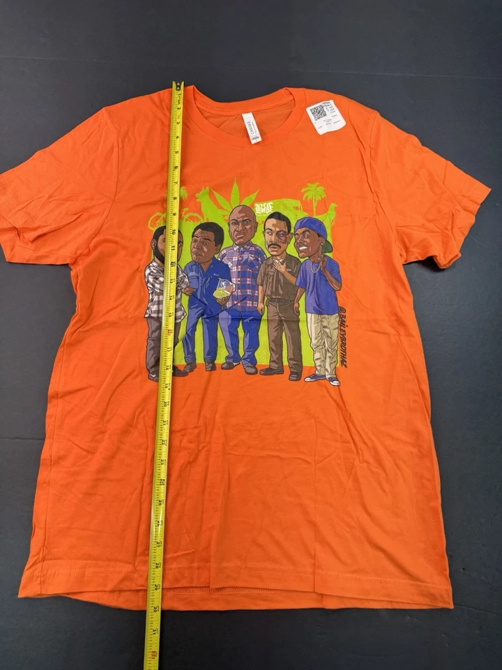 Camiseta Gráfica Vintage Friday The Movie Masculina Tamanho Grande Ice Cub Smoky Deebo NOVA - Imagem 2 de 4