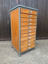 Loft Schrank Vintage Werkzeugschrank 60er Retro Schubladenschrank Industrial