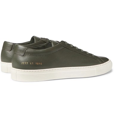 Common Projects Achilles 41 Contrast Bumpy Moss MSRP $489