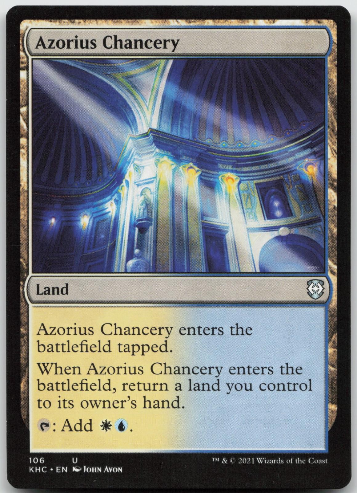 AZORIUS CHANCERY - Commander: Kaldheim UC LP -